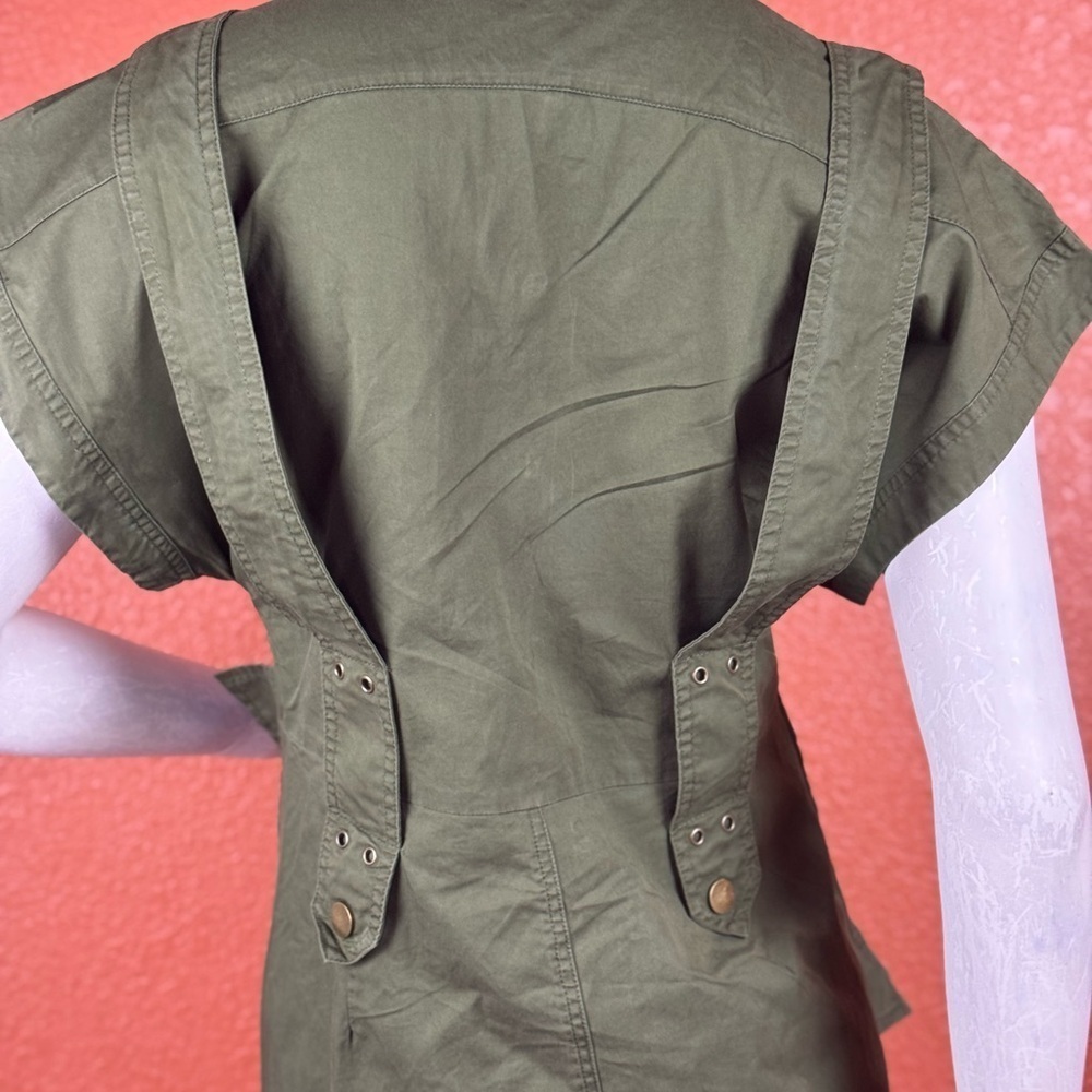 LAtiste Oversize Mint Green Utility Jumpsuit Button-Front Pockets S Small A3 - Picture 11 of 16